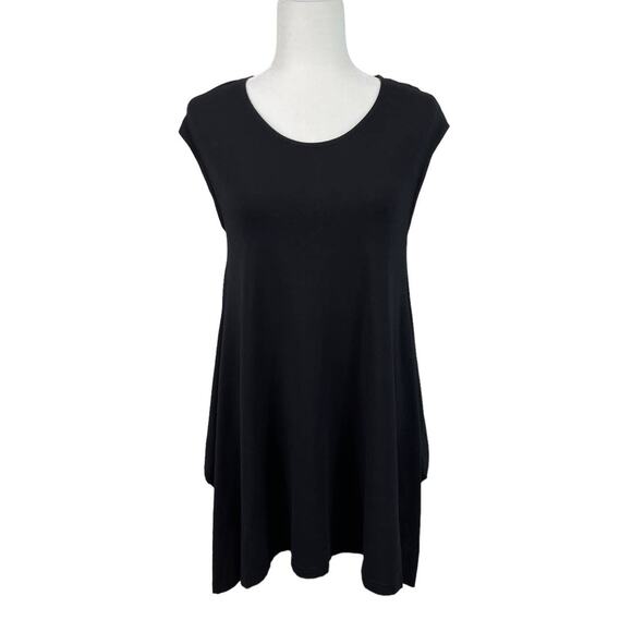 bryn Walker Dresses & Skirts - Bryn Walker Women's XS Stretch Jersey Knit Lagenlook Oversized Dress Black